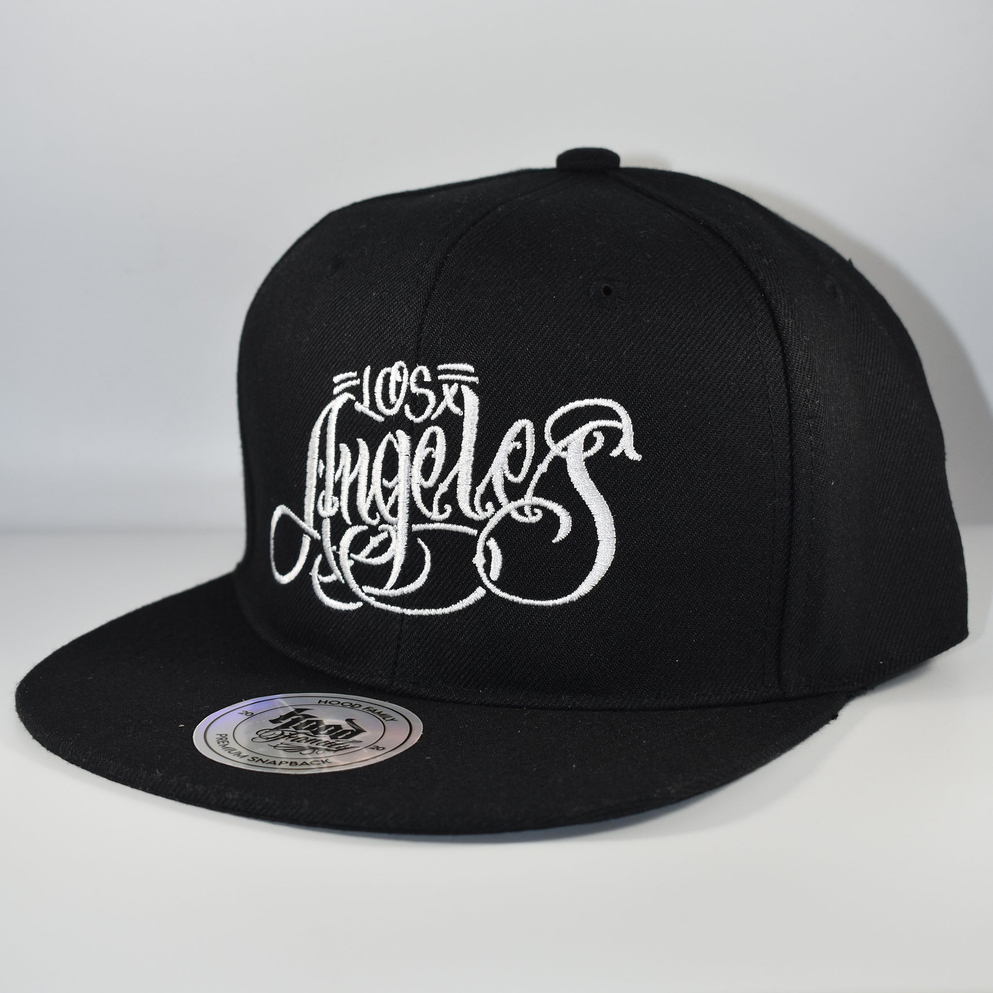 Los Angeles script Snapback – Hood family clothing